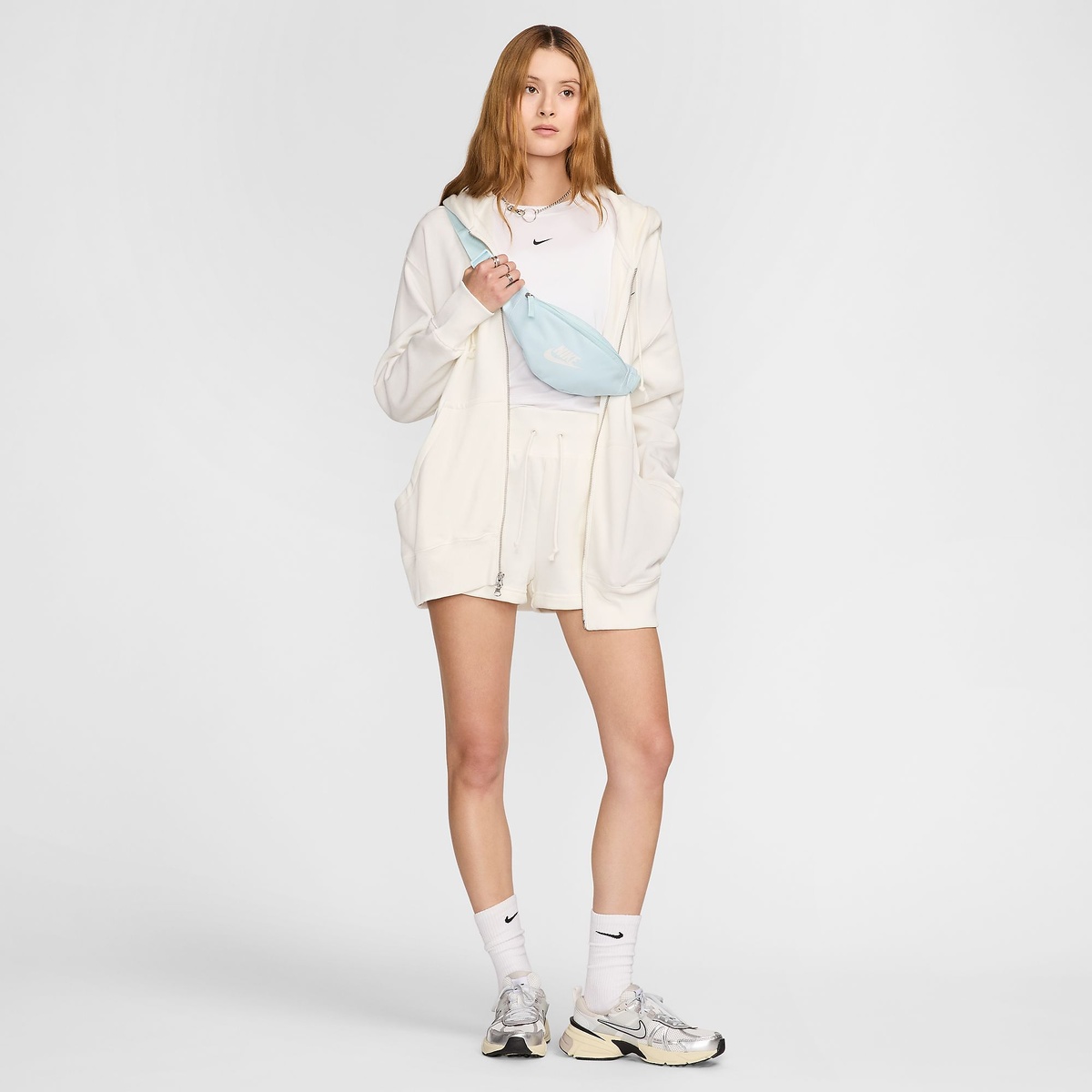 ナイキ ウィメンズ NSW フェニックス フリース FT HR ショート