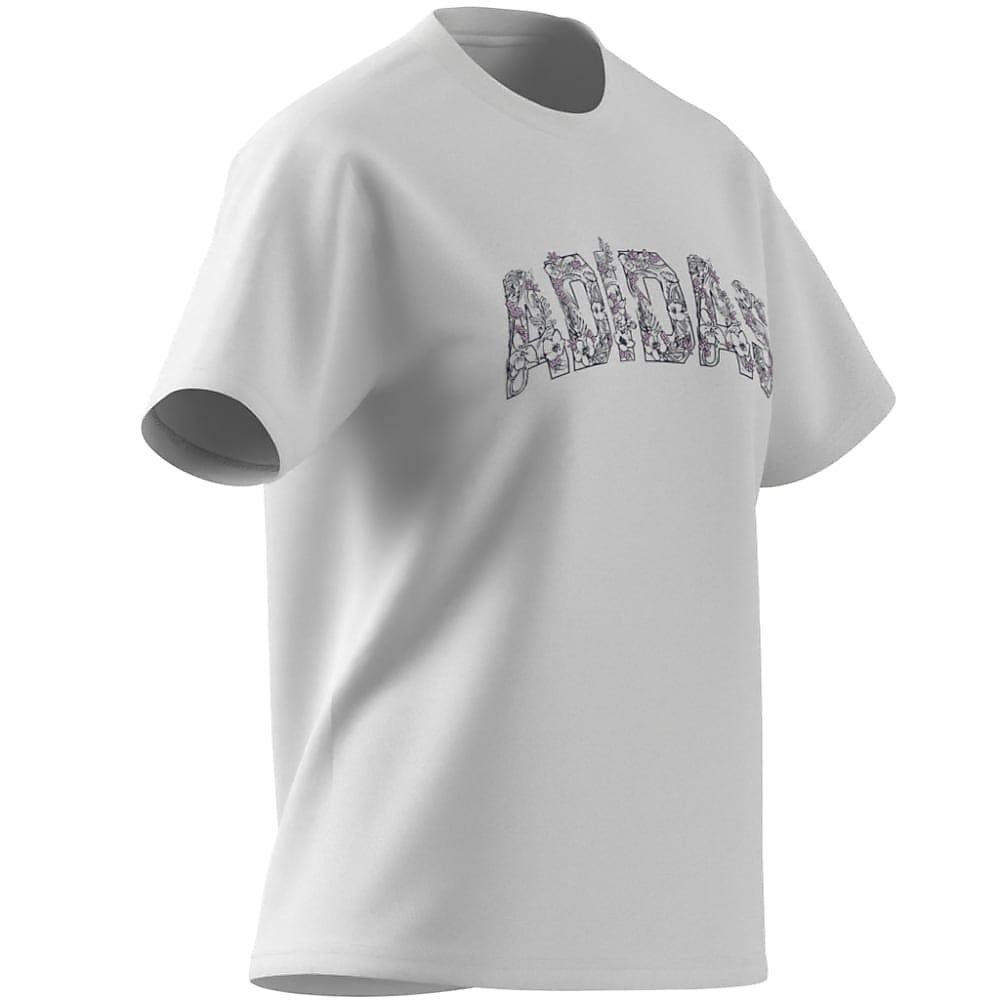 W LOGO FLWR グラフィック Tシャツ