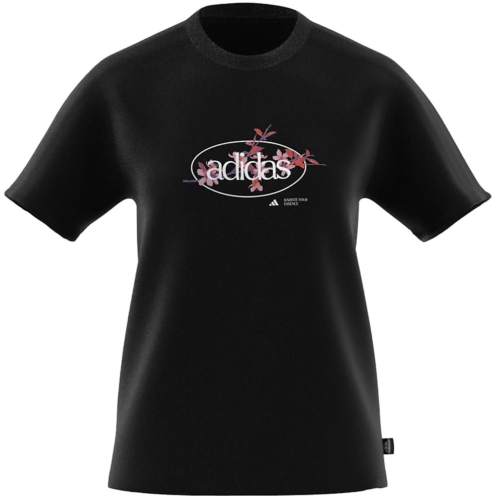 W FLORAL グラフィック Tシャツ