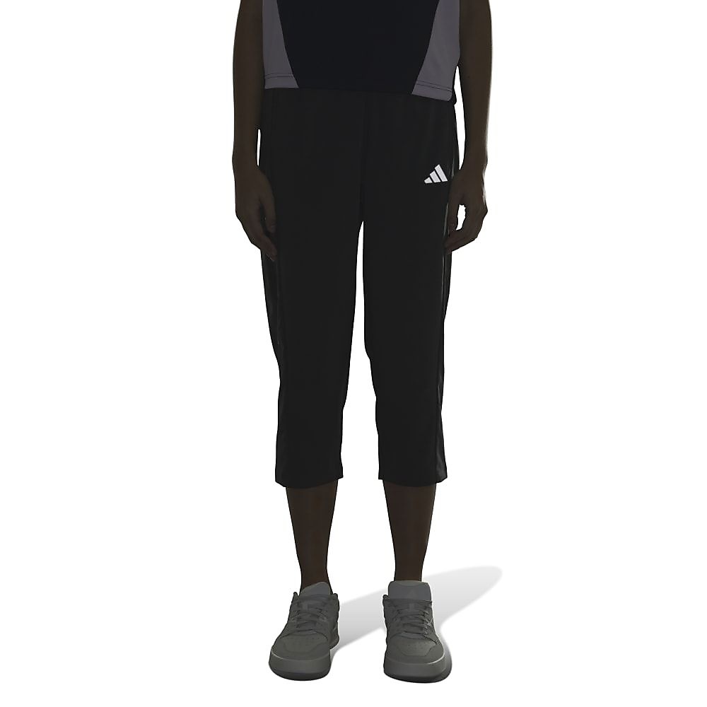 W ACTV ウーブンライトカプリパンツ