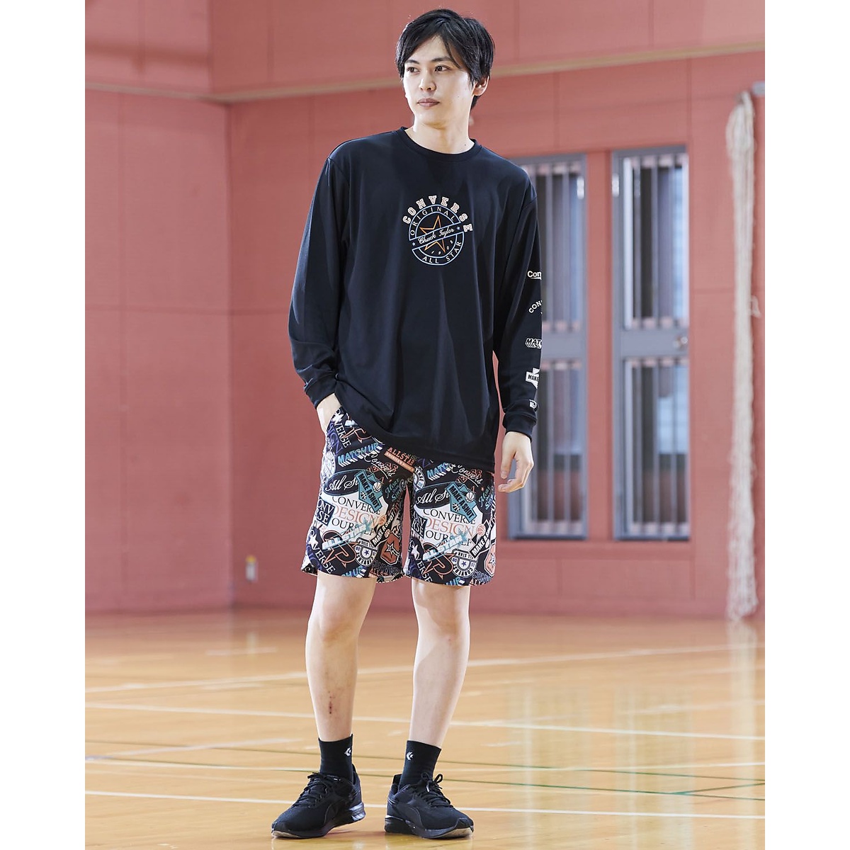 プリントロングスリーブシャツ(PRINT  LONG SLEEVE SHIRT)