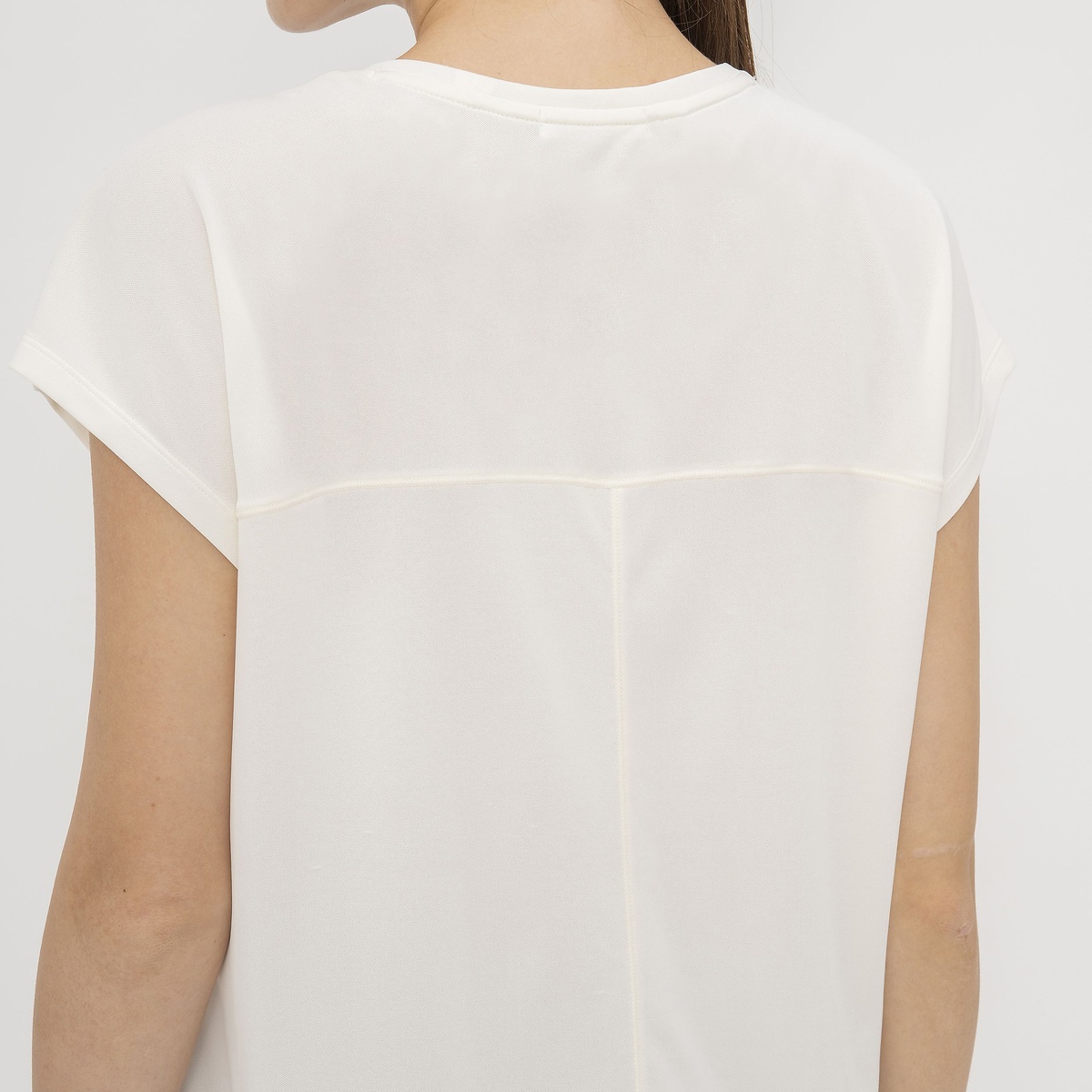 汗染み軽減フレンチスリーブシャツ