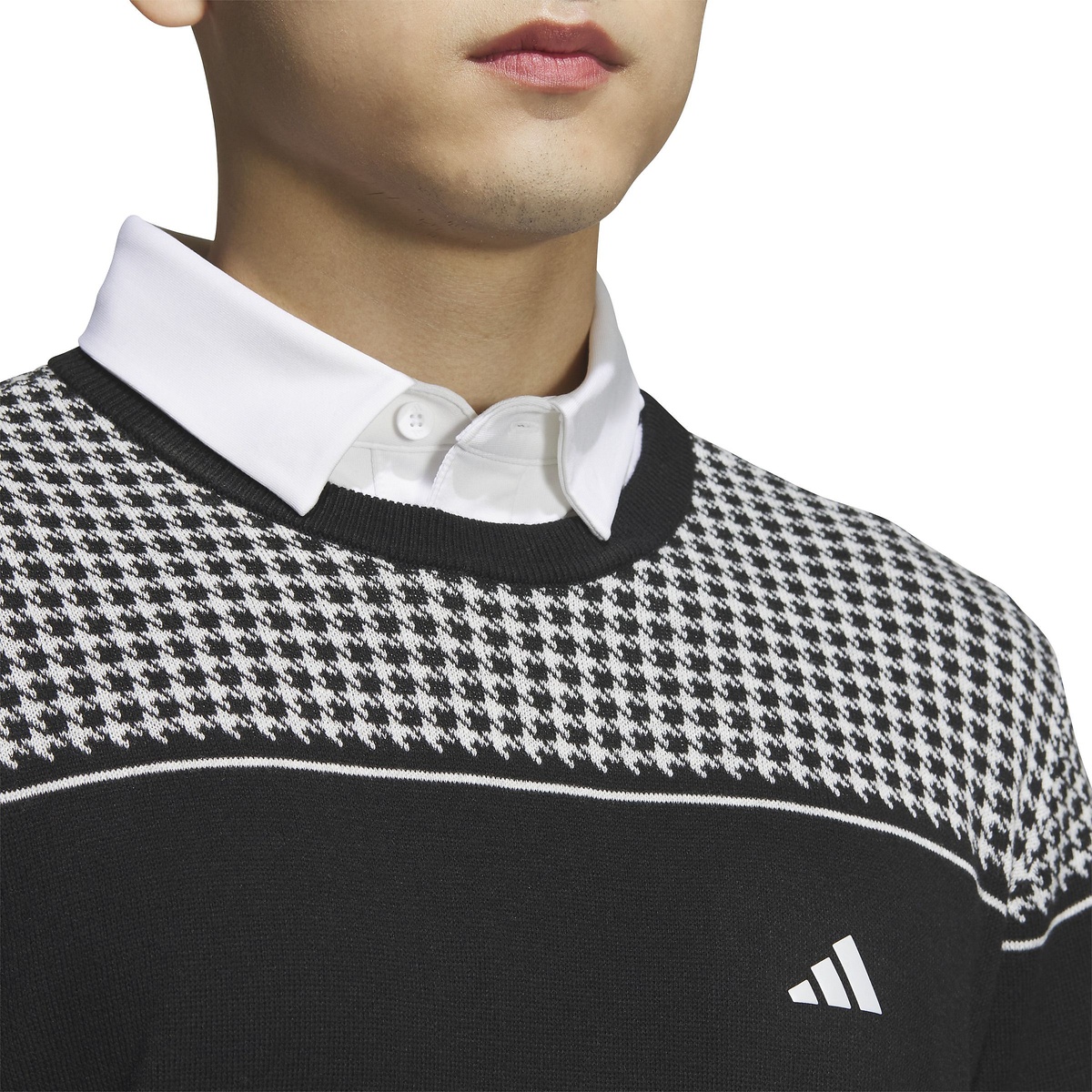 TOURPKハウンドトゥースセーター