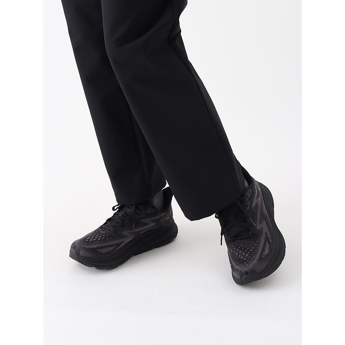 エアスタイリッシュパンツ ヒートナビ 前開きストレート