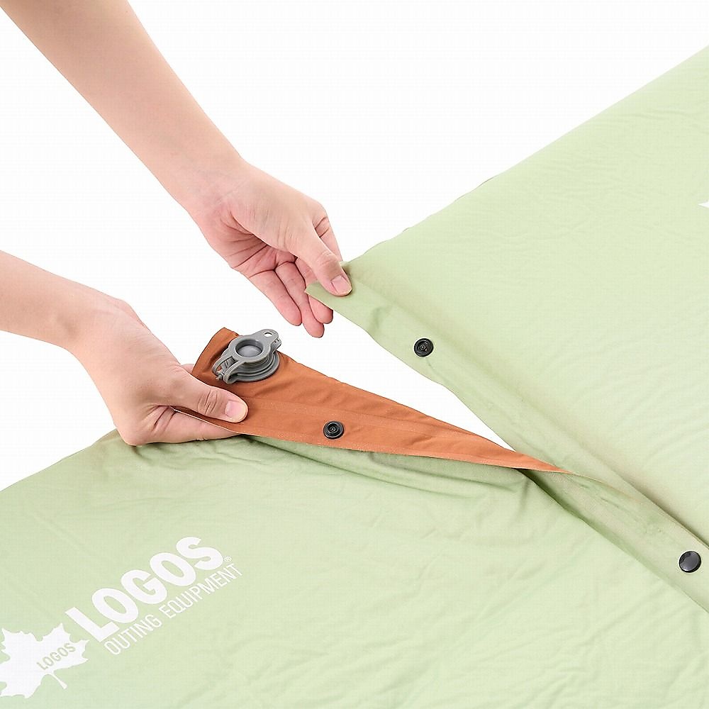 (楽ちんバルブ・高密弾力)55セルフインフレートマット・SOLO