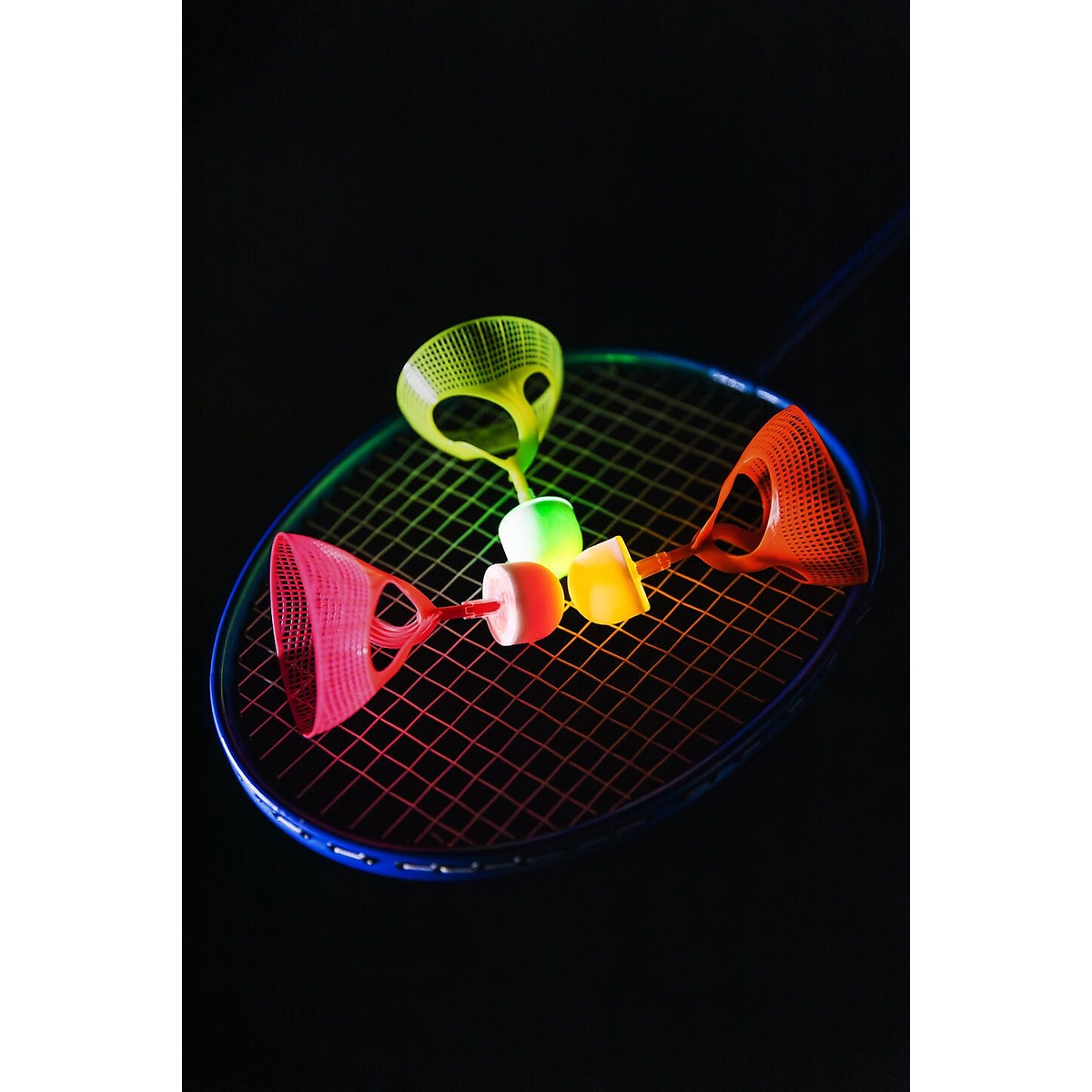 バドミントンLEDライト付きシャトル3個セット