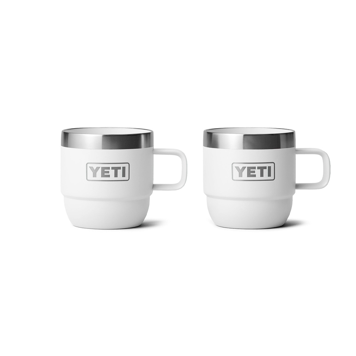 R. 6 oz STACKABLE MUGS 2PK