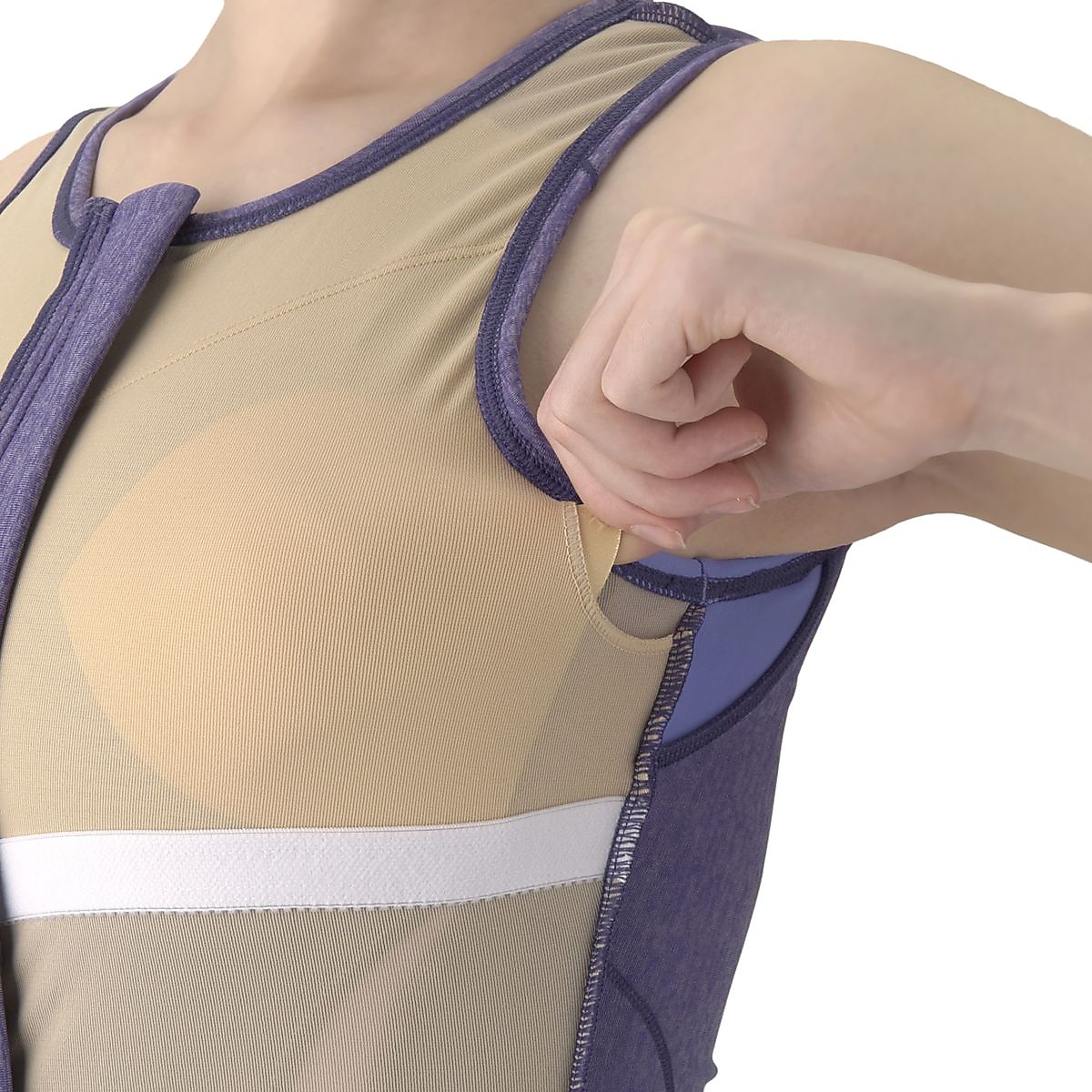 フィットネスセパレーツ(カバーバック・ミドルレッグ・差し込みパッド)