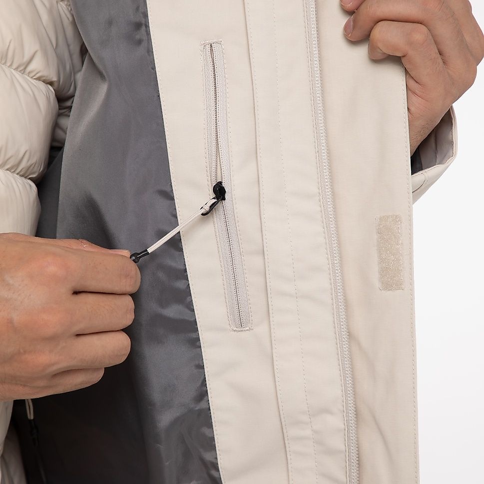 FORCLAZメンズダウンジャケット3WAY NH500 BEG