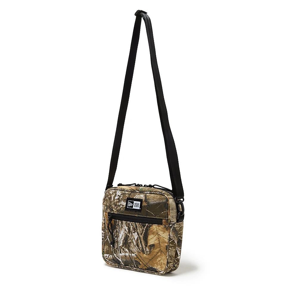 SQUARE SHOULDER POUCH REAL TREE
