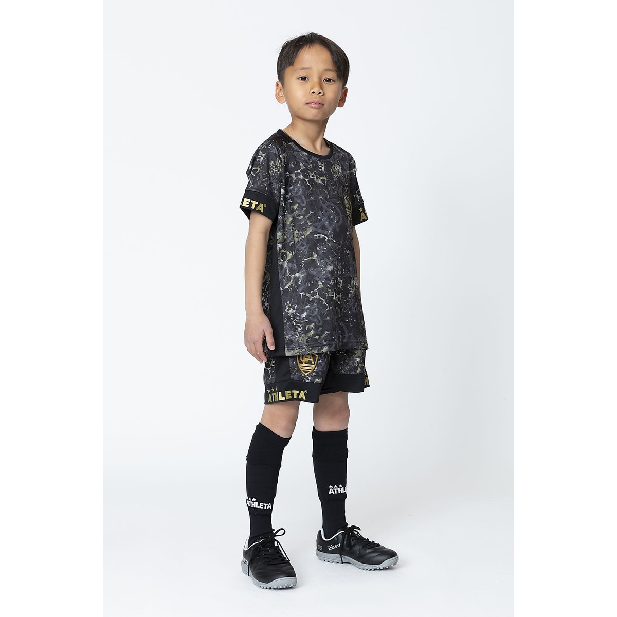 FCA グラフィックプラクティスパンツ　JrBLK　MIX