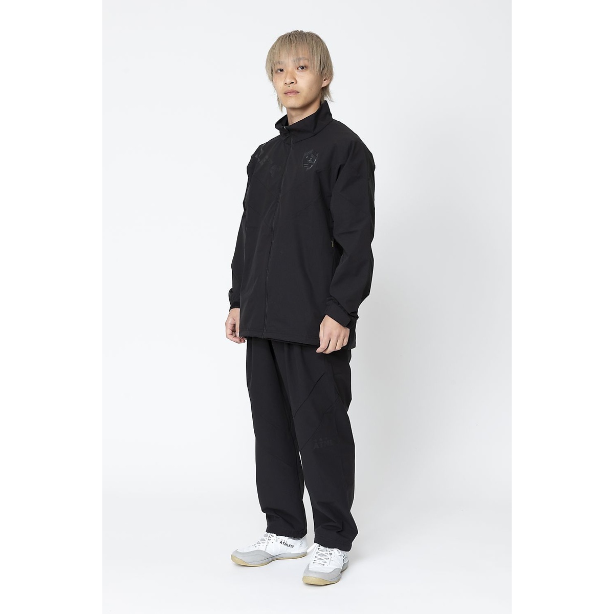 FCA カラーブロックTRパンツBLK