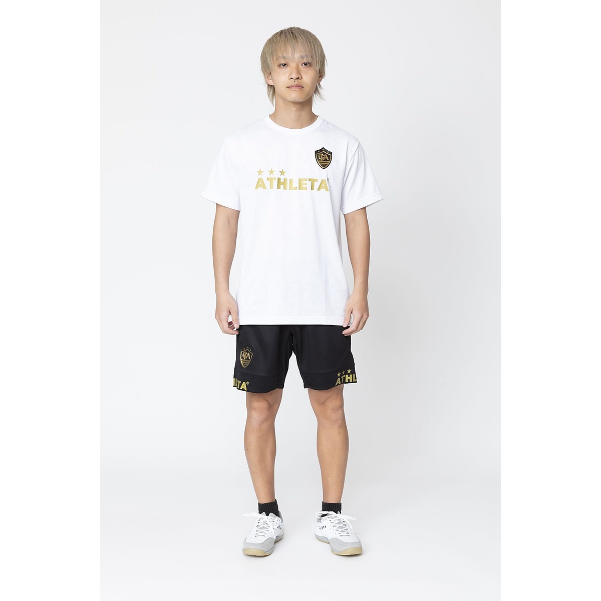 FCA ジャガードプラTシャツWHT