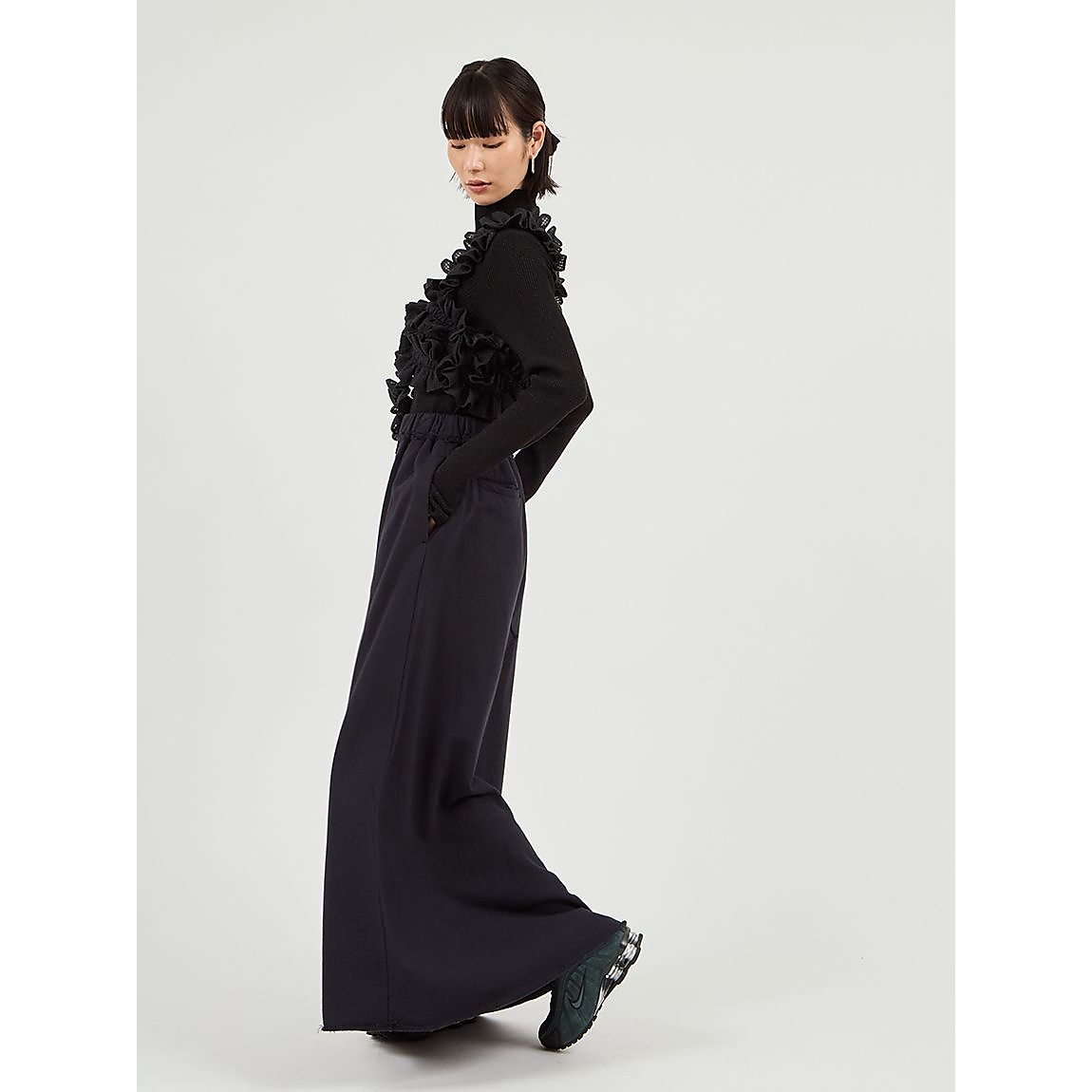 スウェットマキシスカート