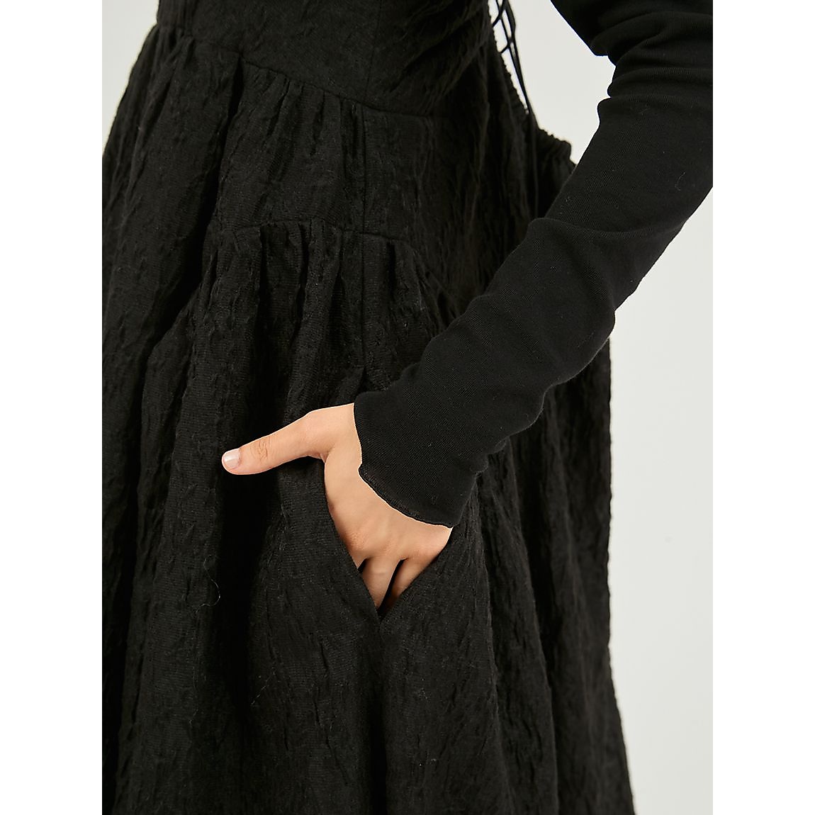 カットセットフラワージャガードワンピース