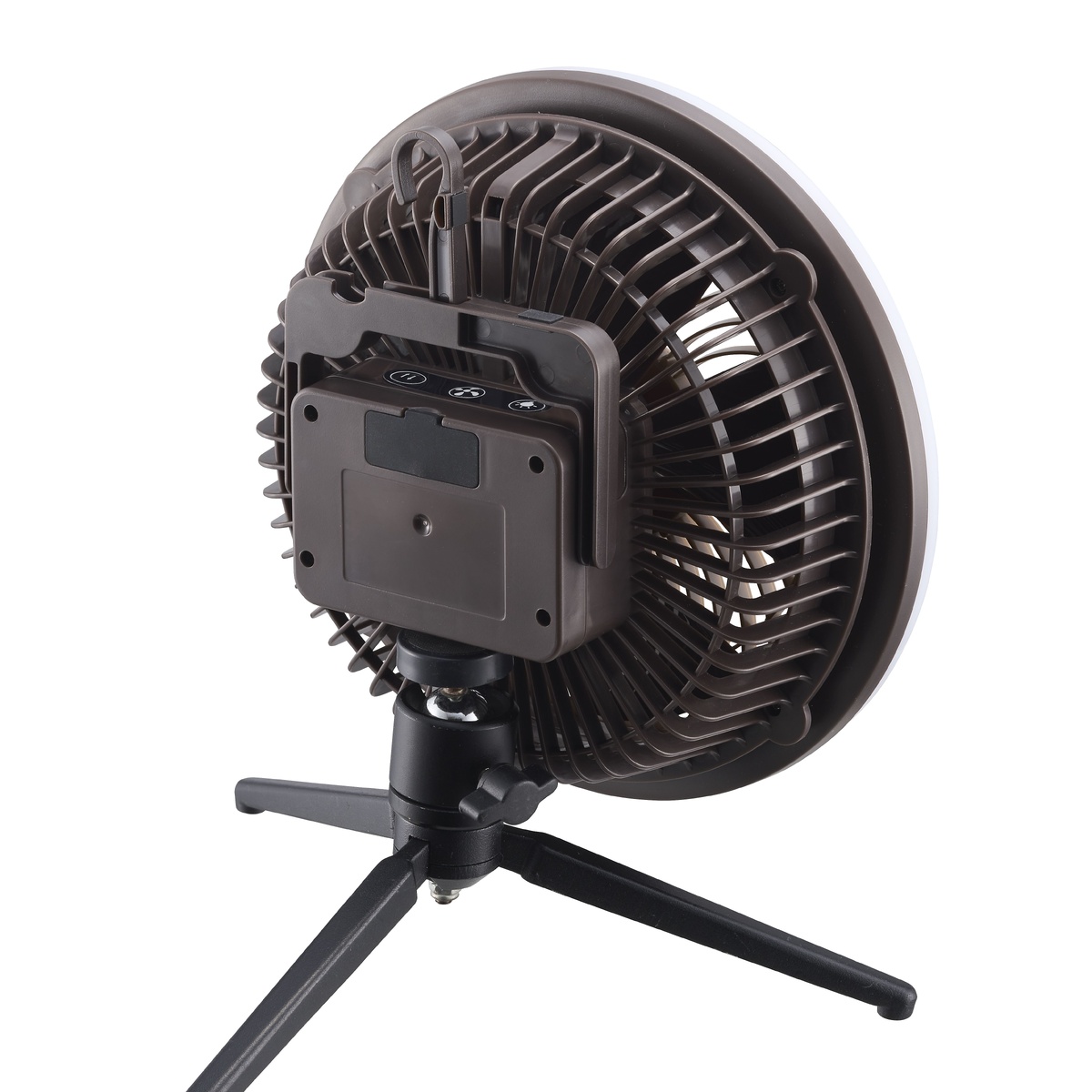 アウトドアマルチライトファン(ブラウン)