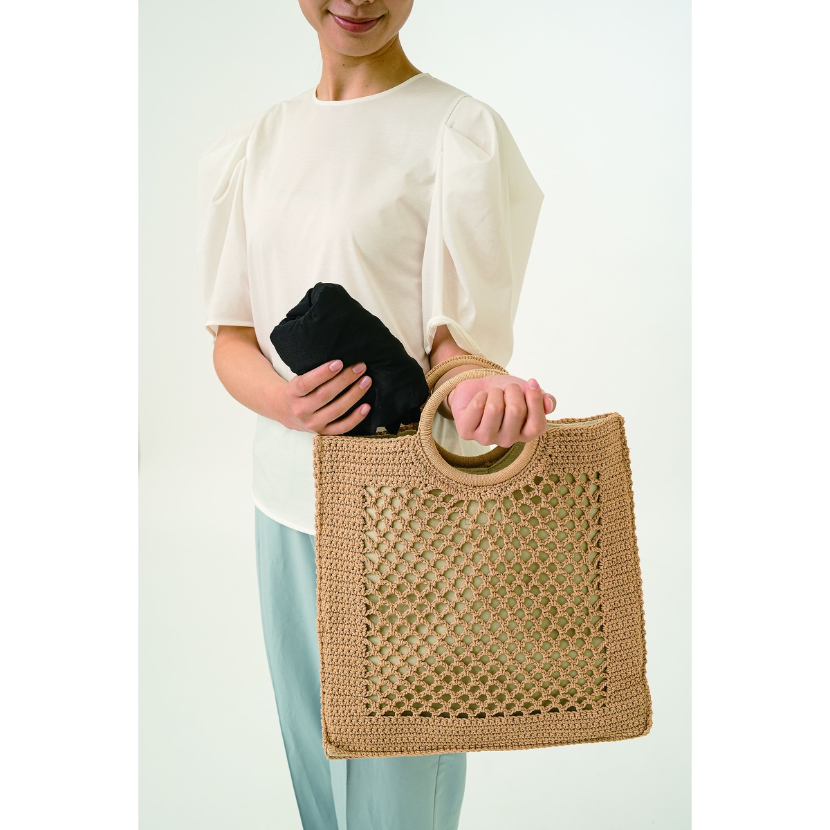 UV＆クールフード付きボレロ