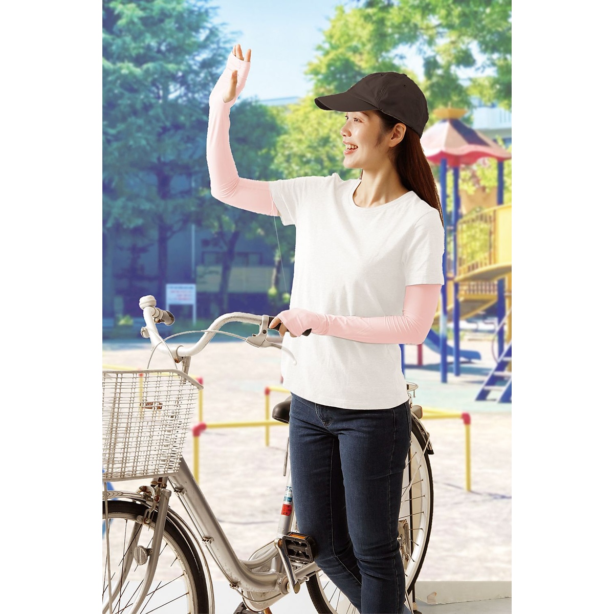 夏に差が出る　UVアームカバー