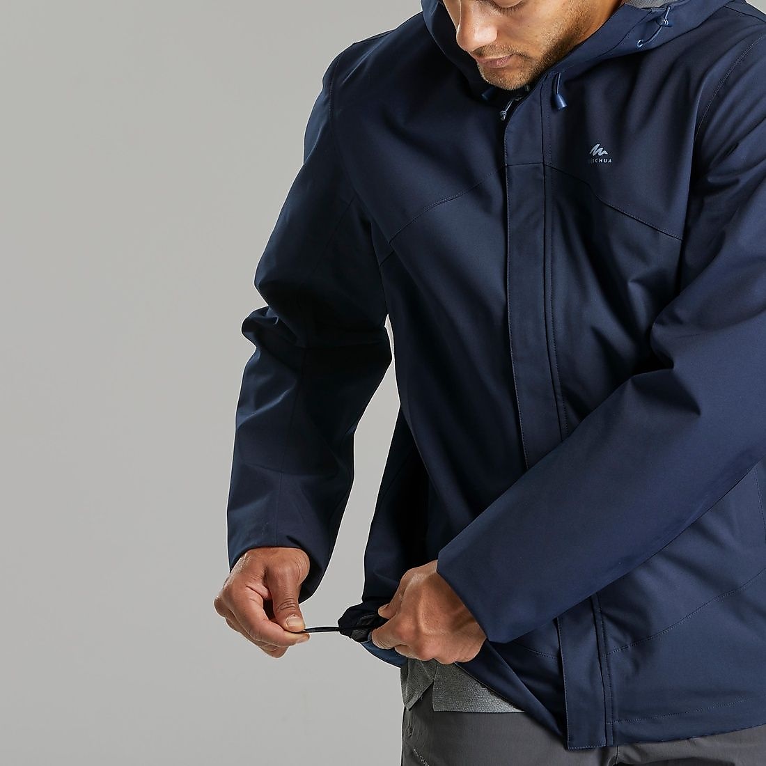 Decathlon メンズ 防水ジャケット MH150 NVY