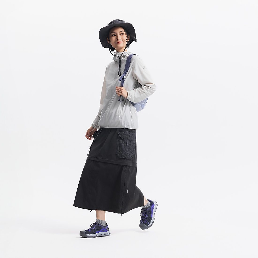 Decathlon レディース ジャケット UVカット HELIUM 100 GRY
