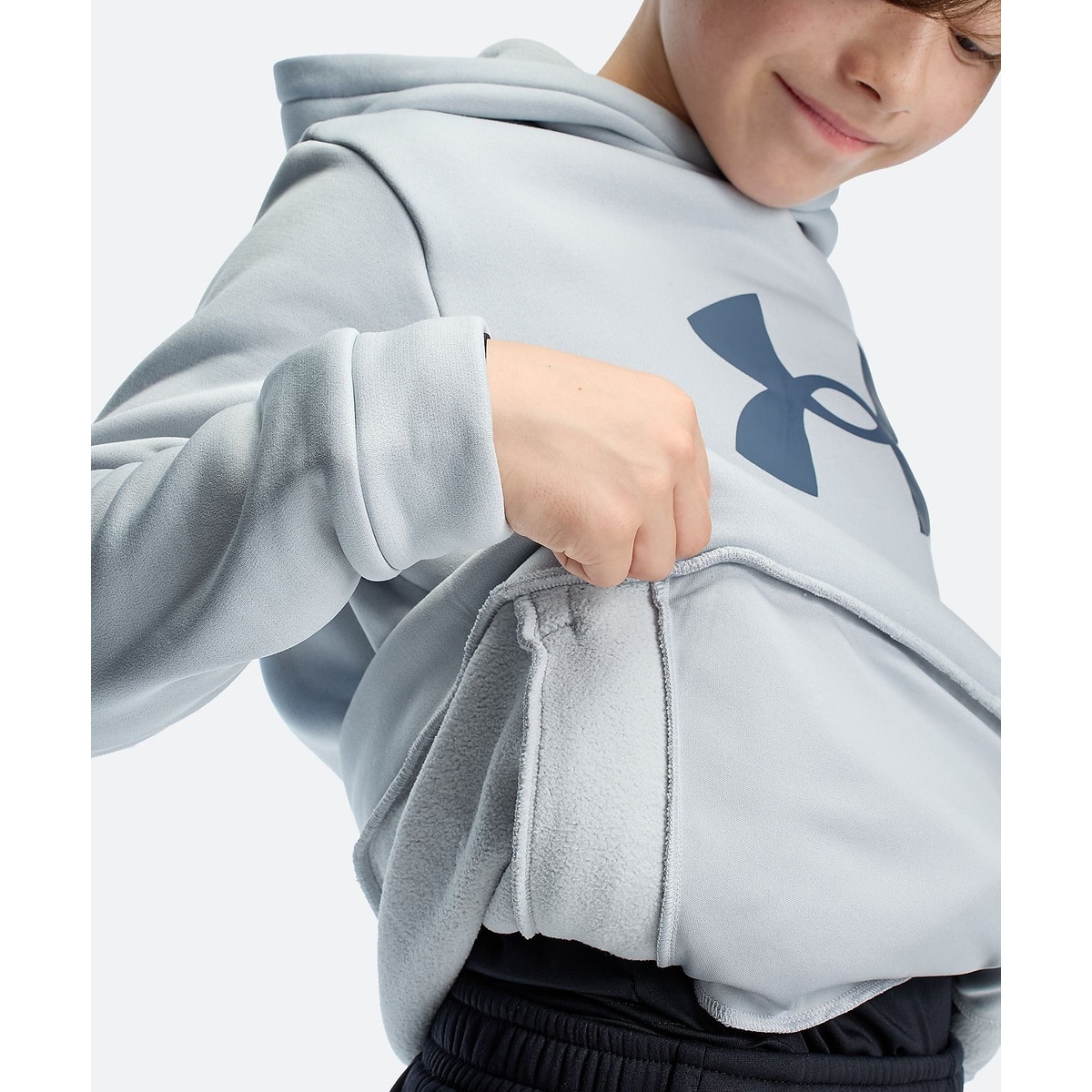 UA ARMOUR FLEECE BIG LOGO HOODIE
