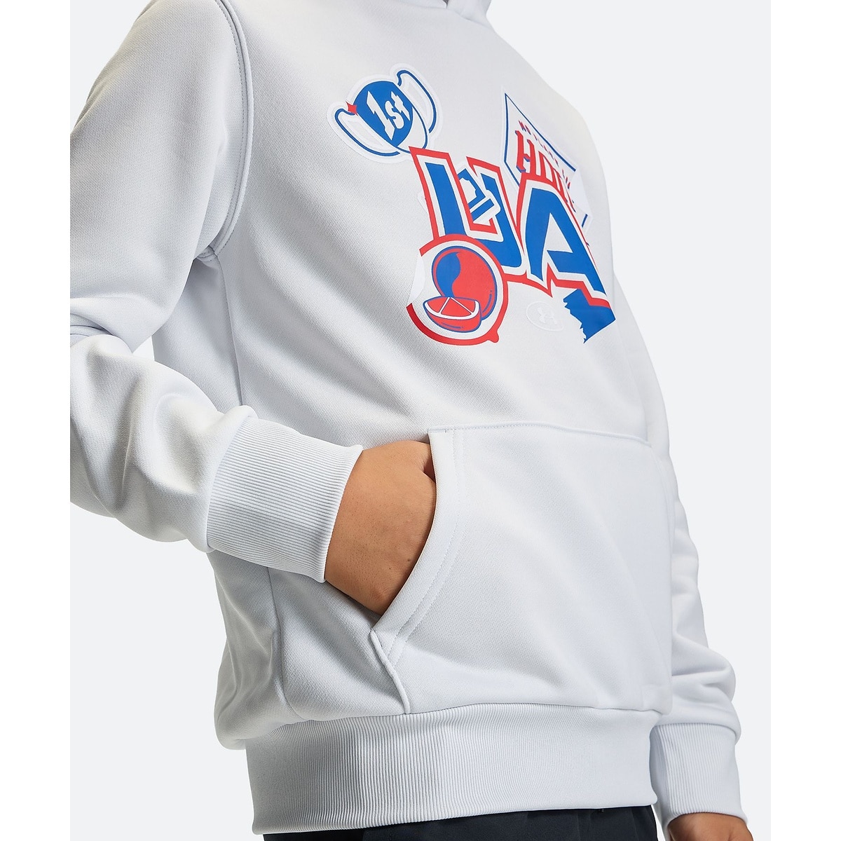 UA RIVAL LIGHTWEIGHT TERRY GRAPHIC HOODIE