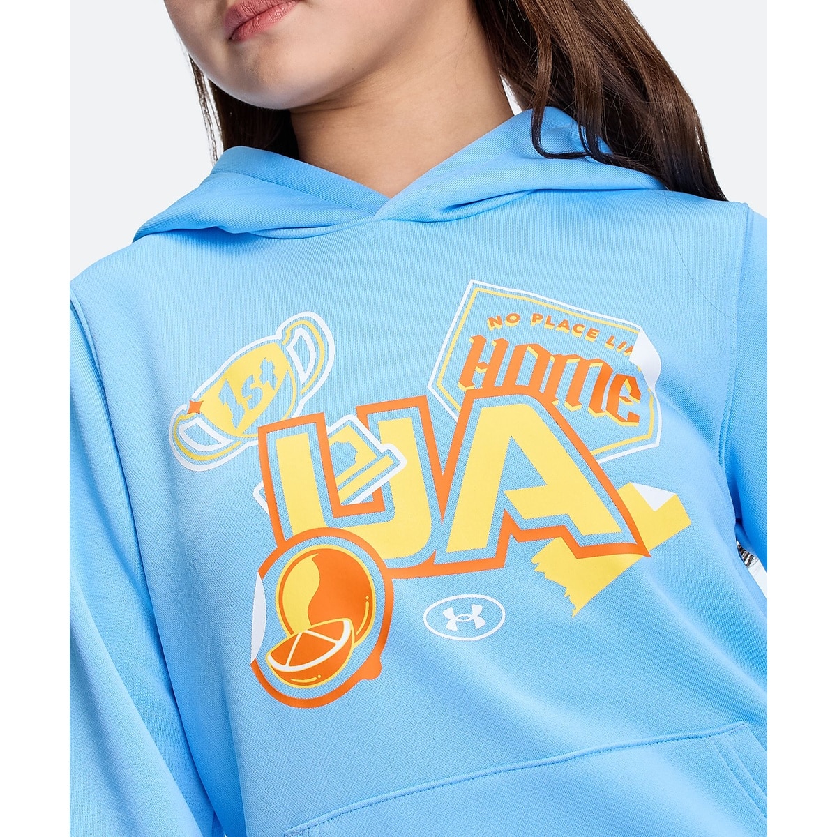 UA RIVAL LIGHTWEIGHT TERRY GRAPHIC HOODIE