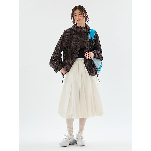 ミモレ丈バルーンスカート