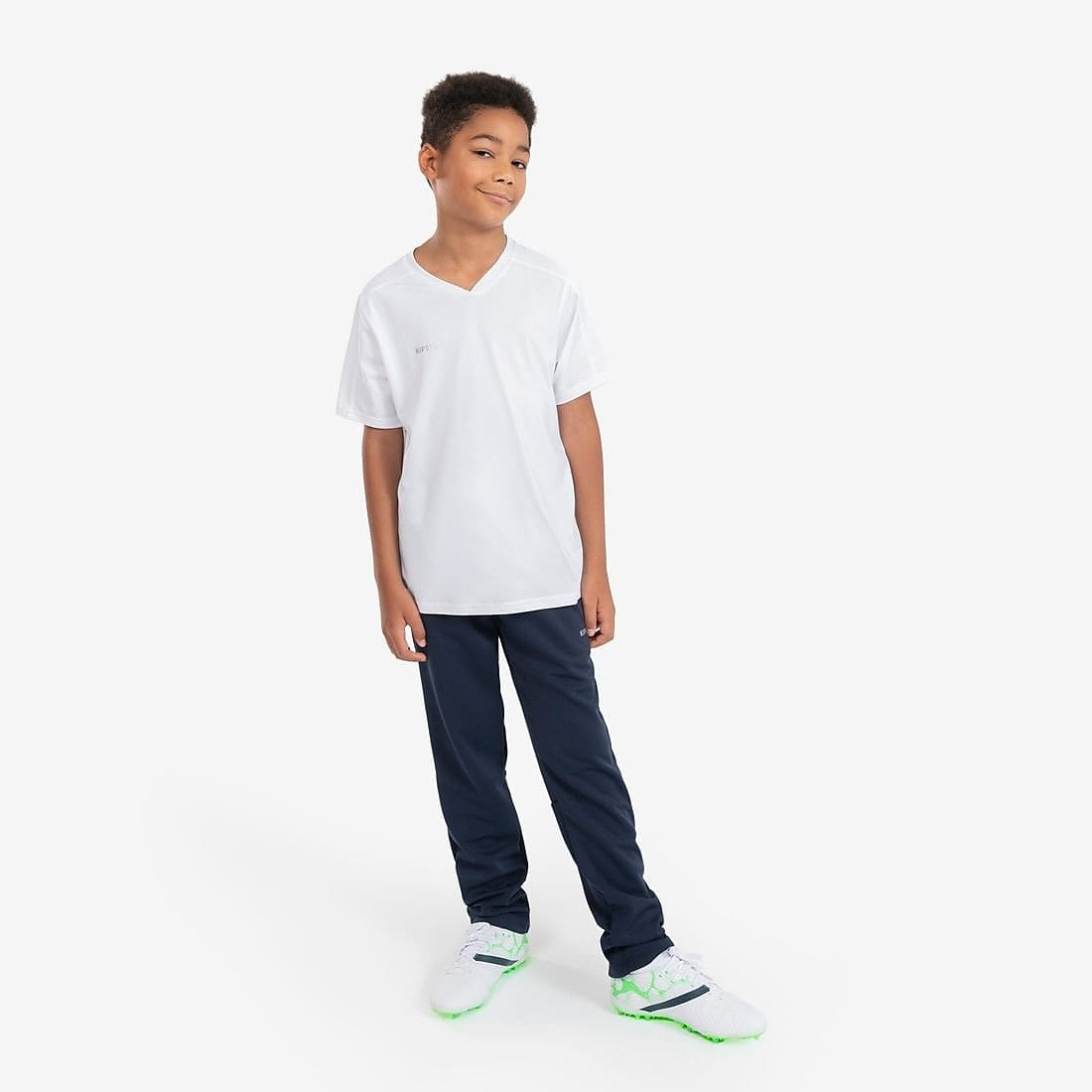 キッズ サッカー用半袖Tシャツ ESSENTIAL WHT