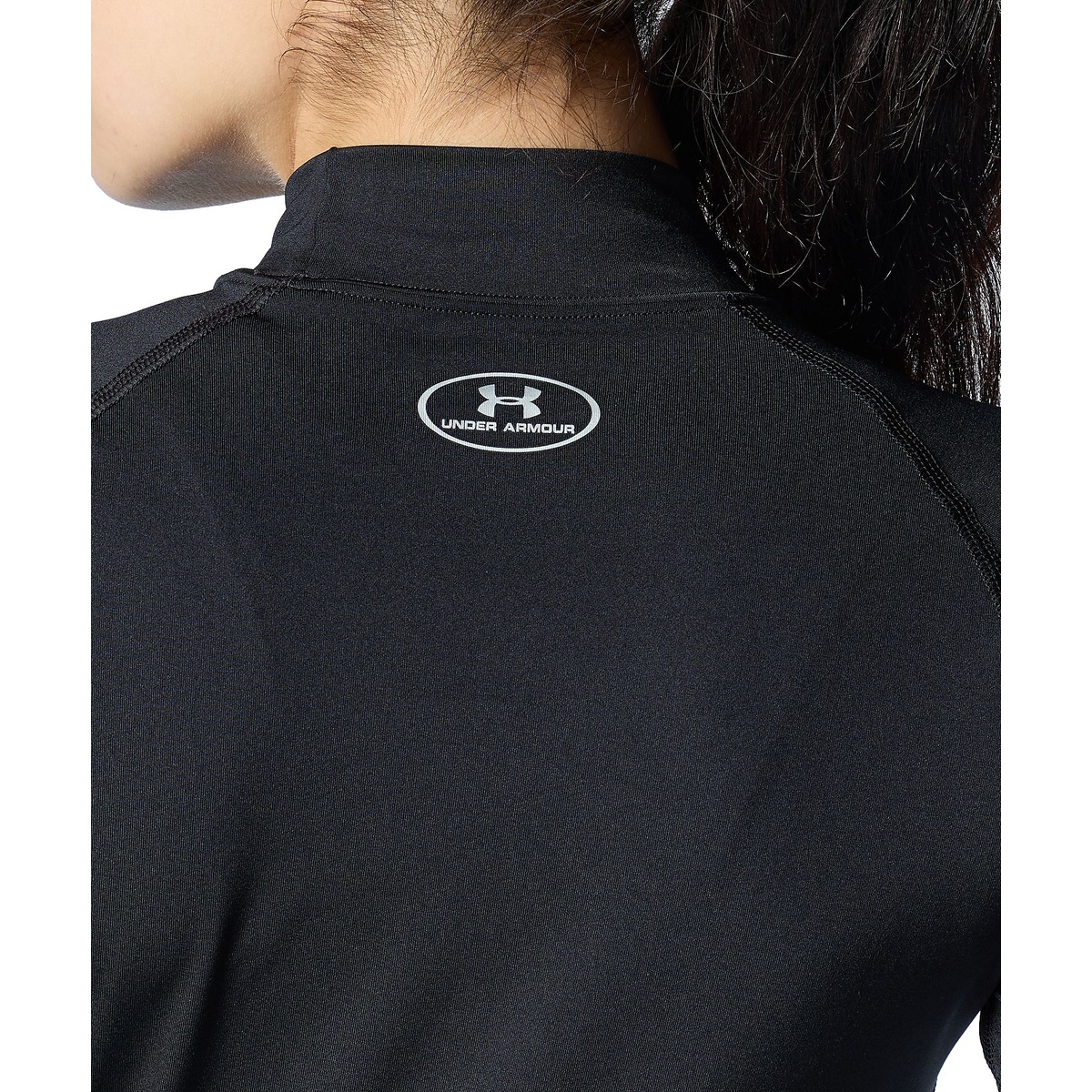 UA HEATGEAR COMPRESSION LONG SLEEVE MOCK NECK SHIRT
