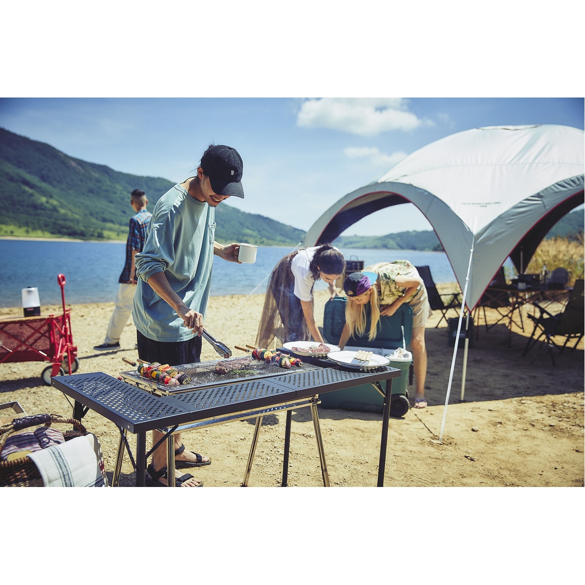 3ウェイBBQテーブルセット