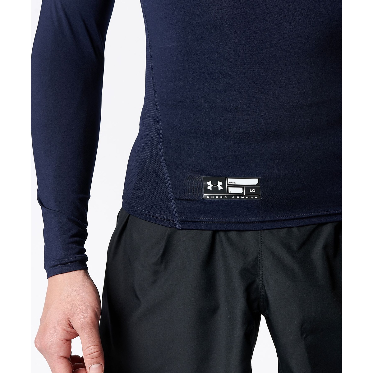 UA HEATGEAR ARMOUR COMPRESSION LONG SLEEVE MOCK NECK SHIRT