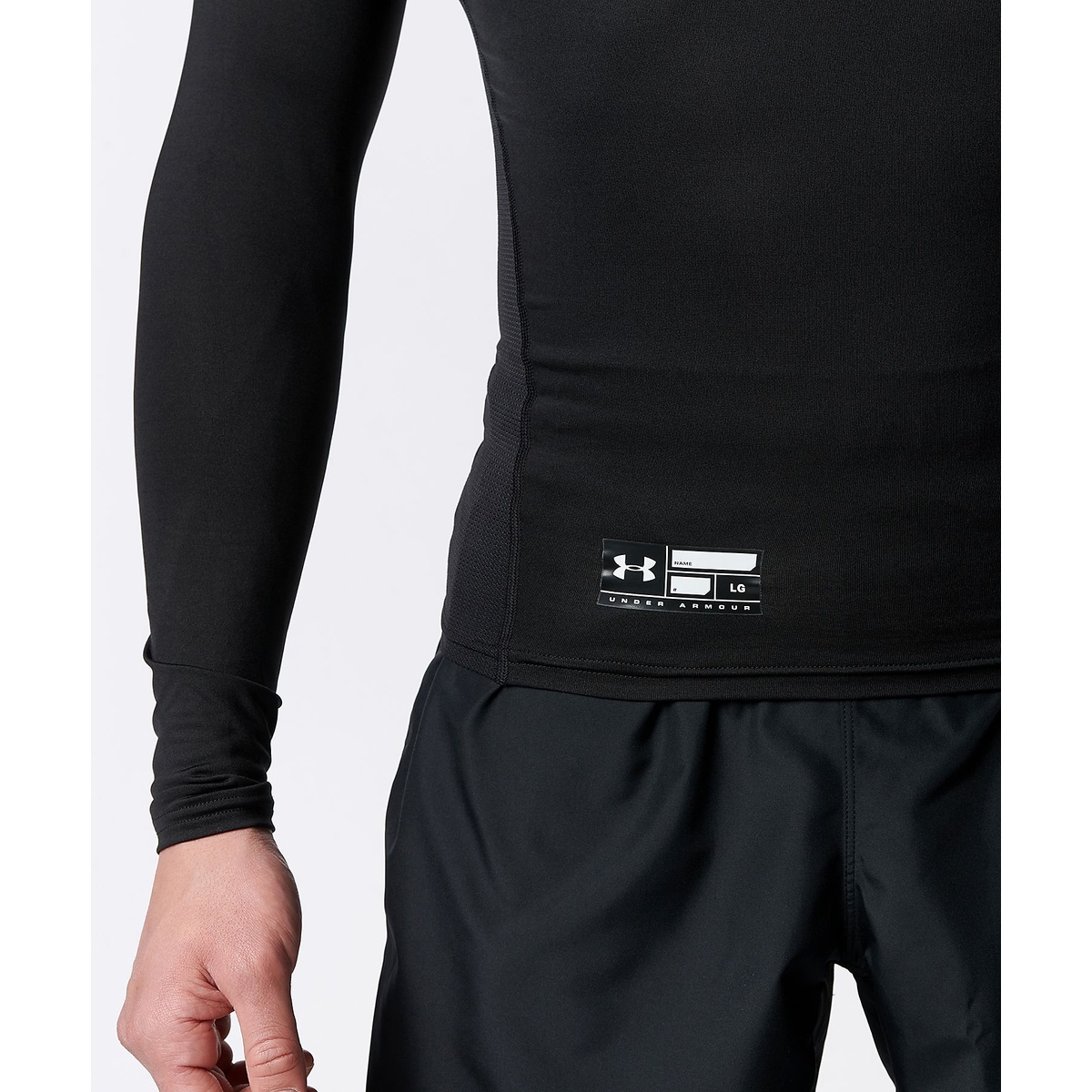 UA HEATGEAR ARMOUR COMPRESSION LONG SLEEVE CREW NECK SHIRT