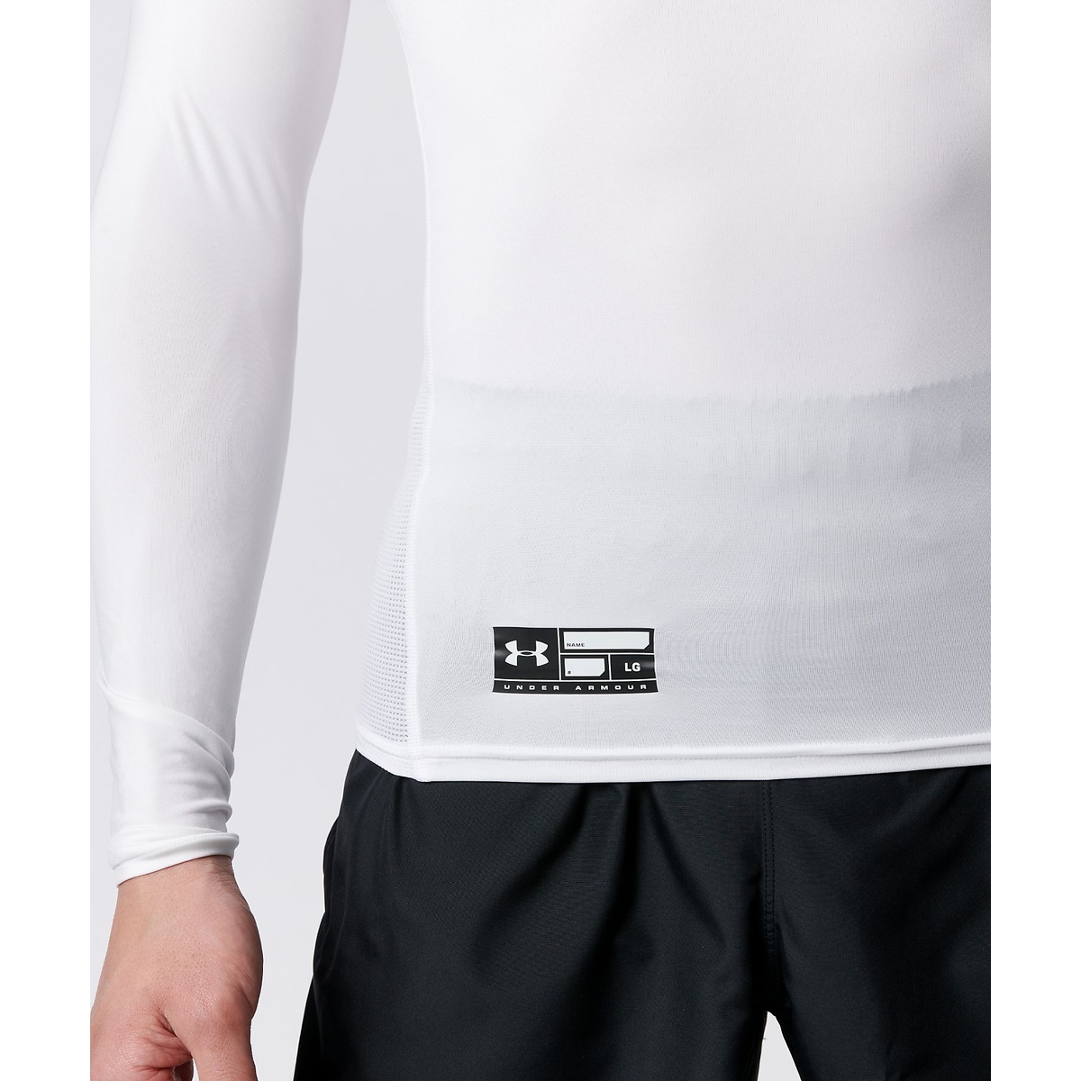 UA HEATGEAR ARMOUR COMPRESSION LONG SLEEVE CREW NECK SHIRT