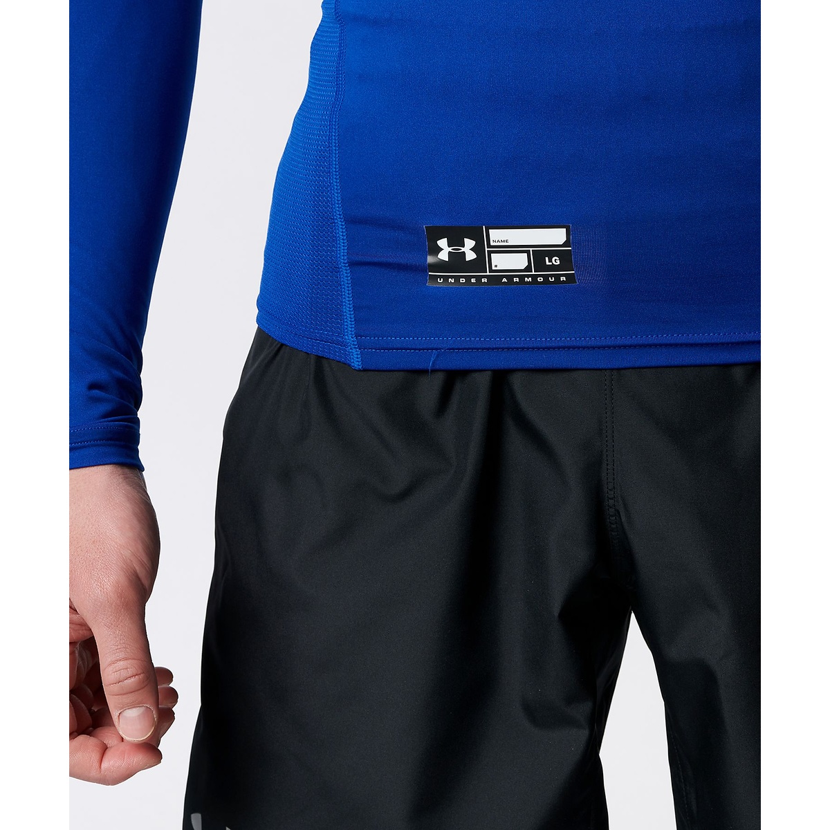 UA HEATGEAR ARMOUR COMPRESSION LONG SLEEVE CREW NECK SHIRT
