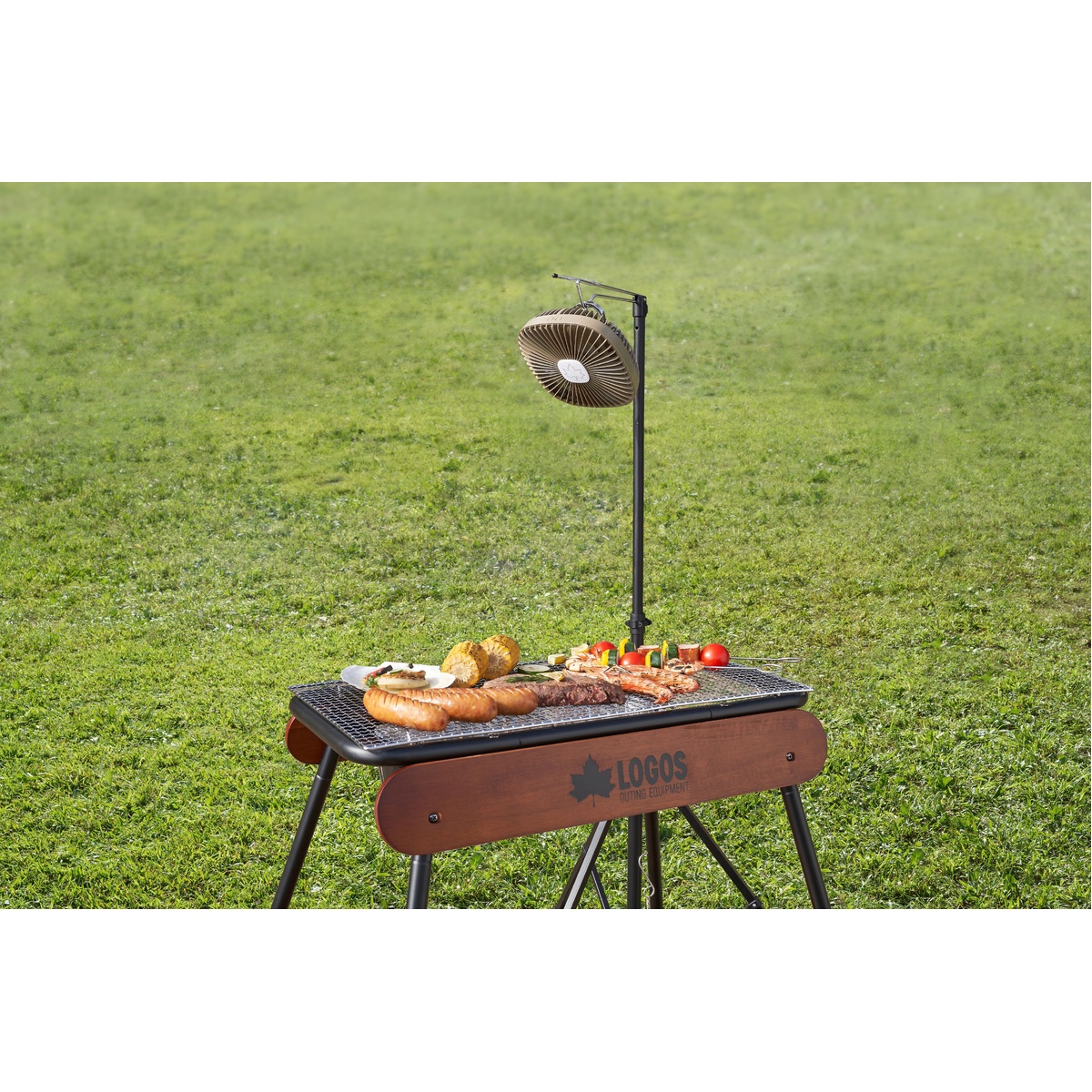 ハンガー扇風機(USB蓄電)