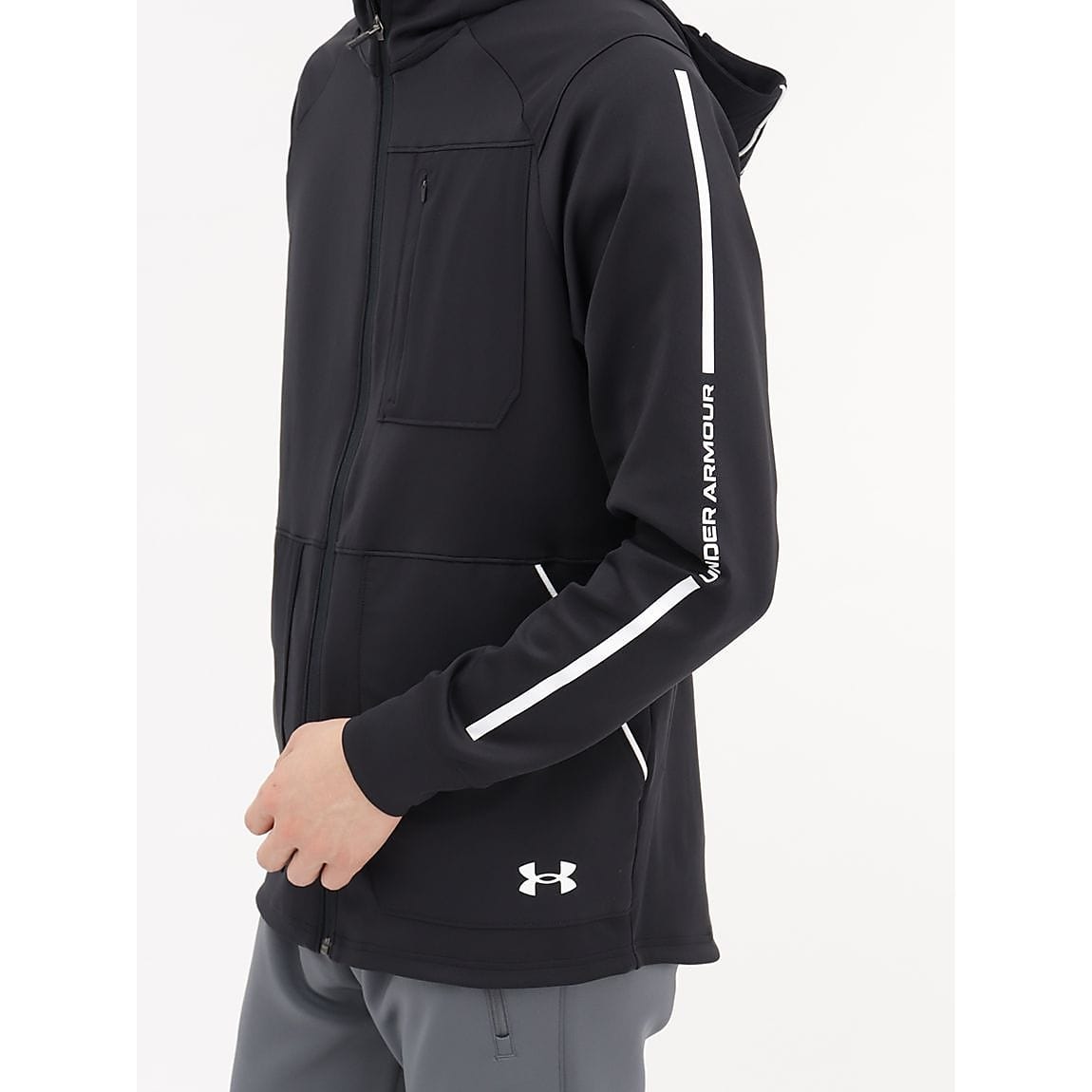 UA ARMOUR KNIT FULL ZIP