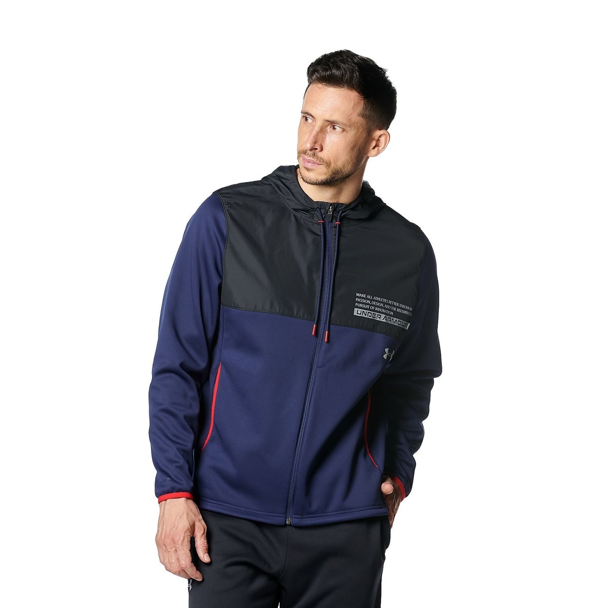 UA ARMOUR FLEECE MAX FZ HD