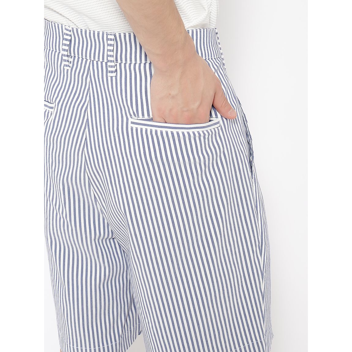 ハイパーストレッチ麻混 ハーフパンツ MENS