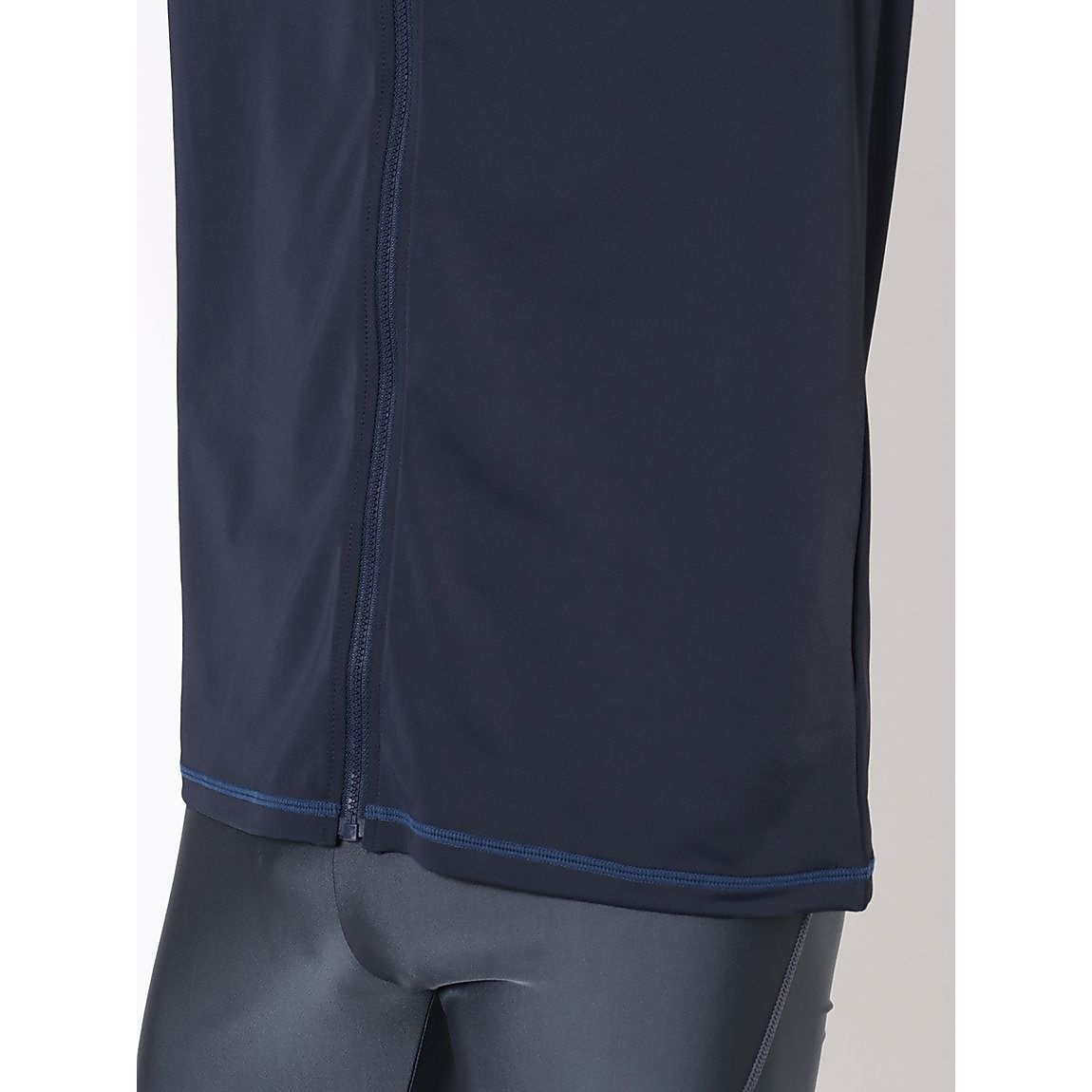 スイムウェア MEN'S フルジップラッシュガード半袖PP