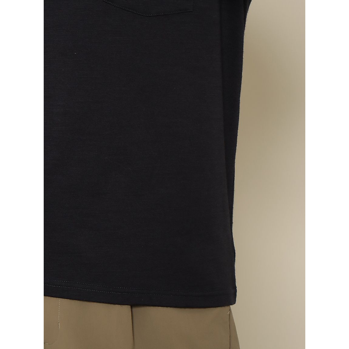 メリノウール レギュラー長袖ポケットTシャツ MENS