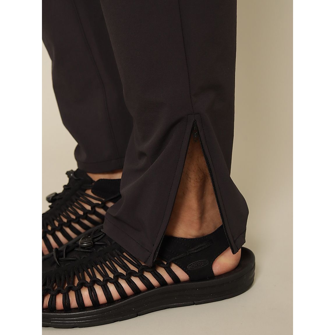 リサイクル裏ドビーナイロン テーパードパンツ MENS