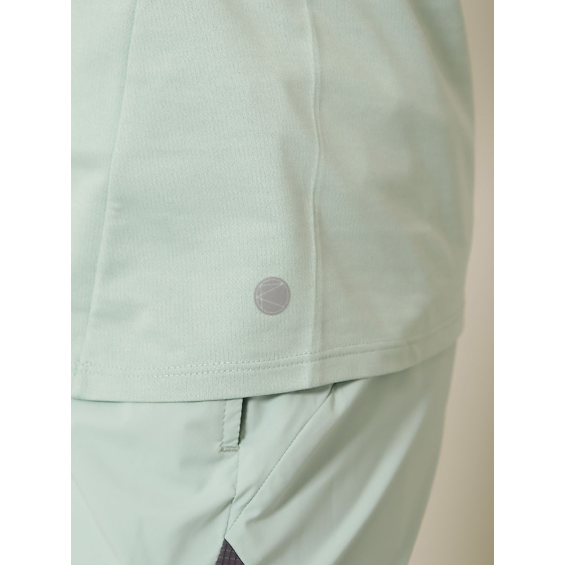 RUNスムースドビー クルーネックタンクトップ LADIES