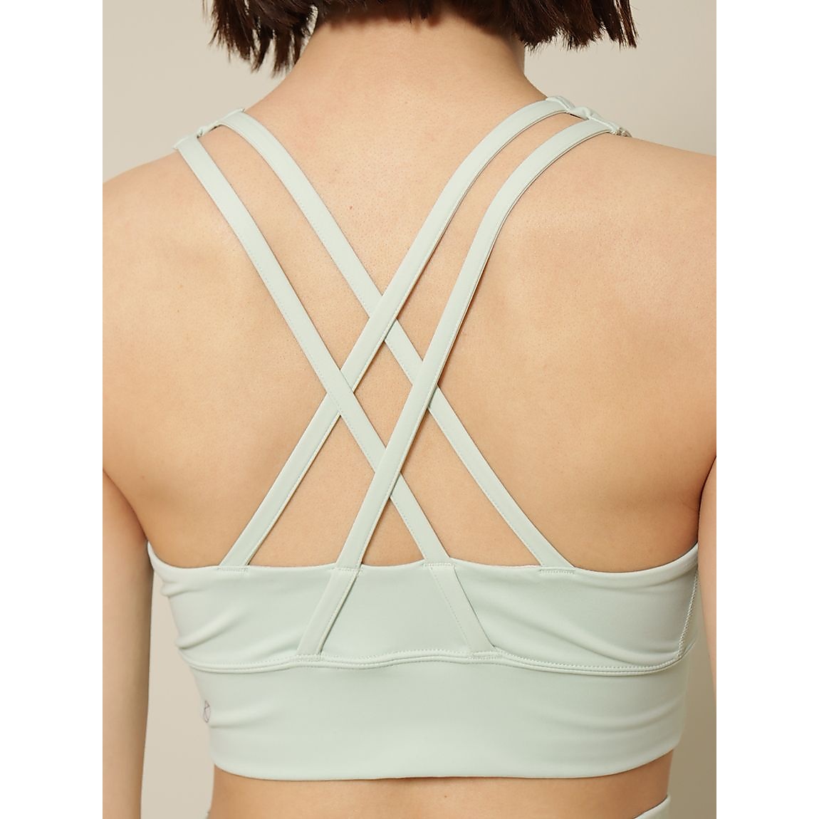 ナイロンスパン:ライトサポート ダブルクロスベーシックブラトップ LADIES