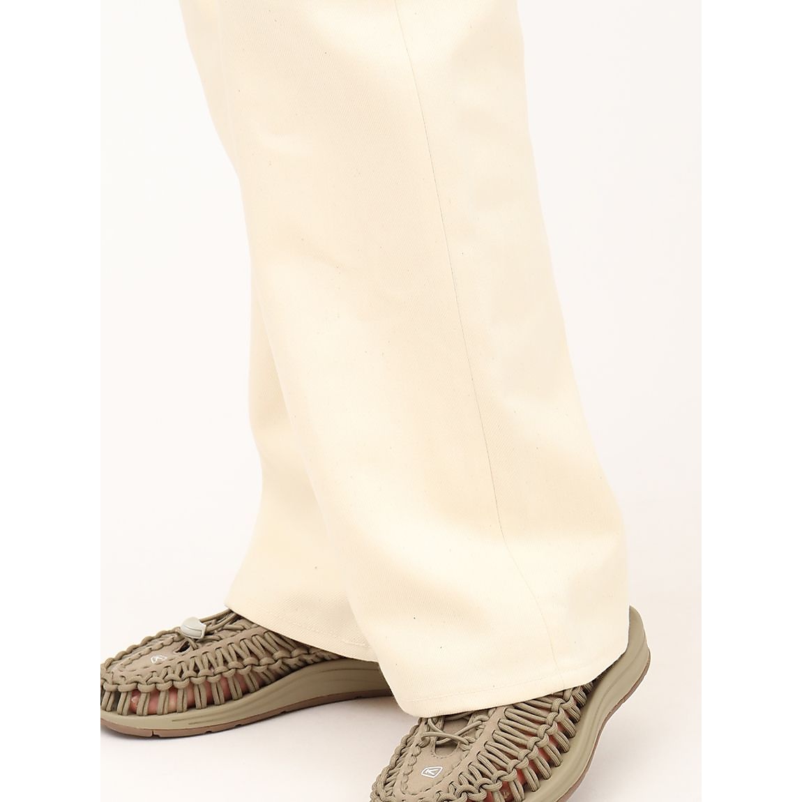 ハイウェストストレートデニム