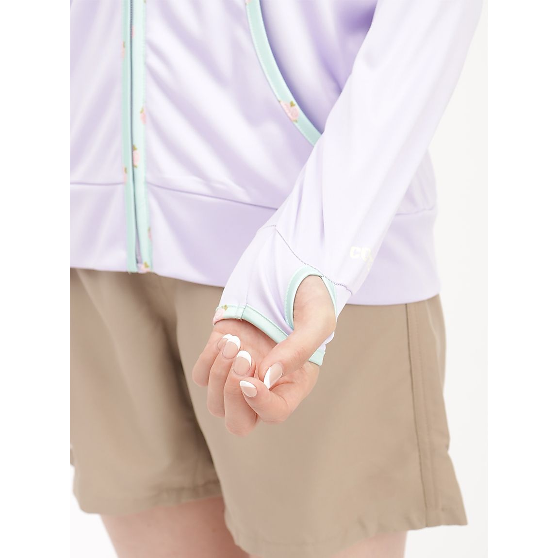 CBスモールフラワーラッシュジャケットネイビー