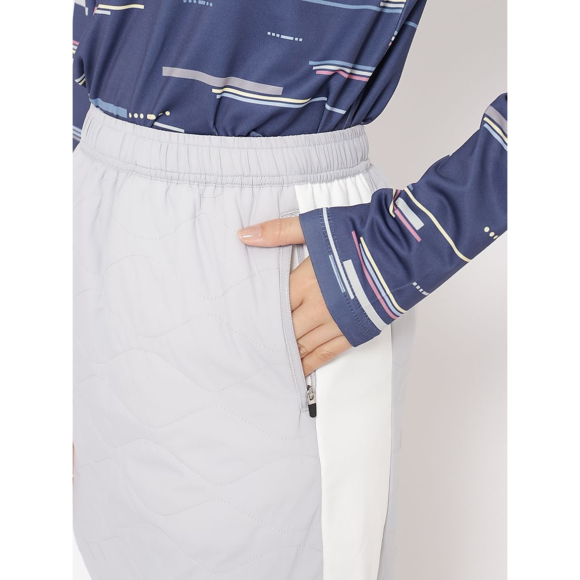 HYBRID 中綿/ジャージ ミニスカートLADIES