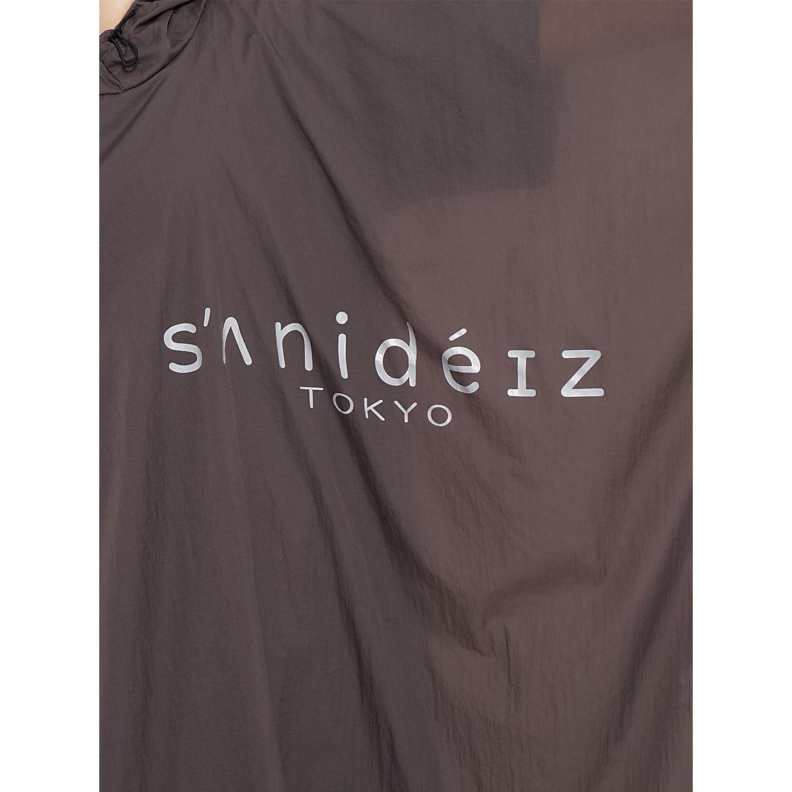 撥水NYLON　ポケッタブルポンチョUNISEX