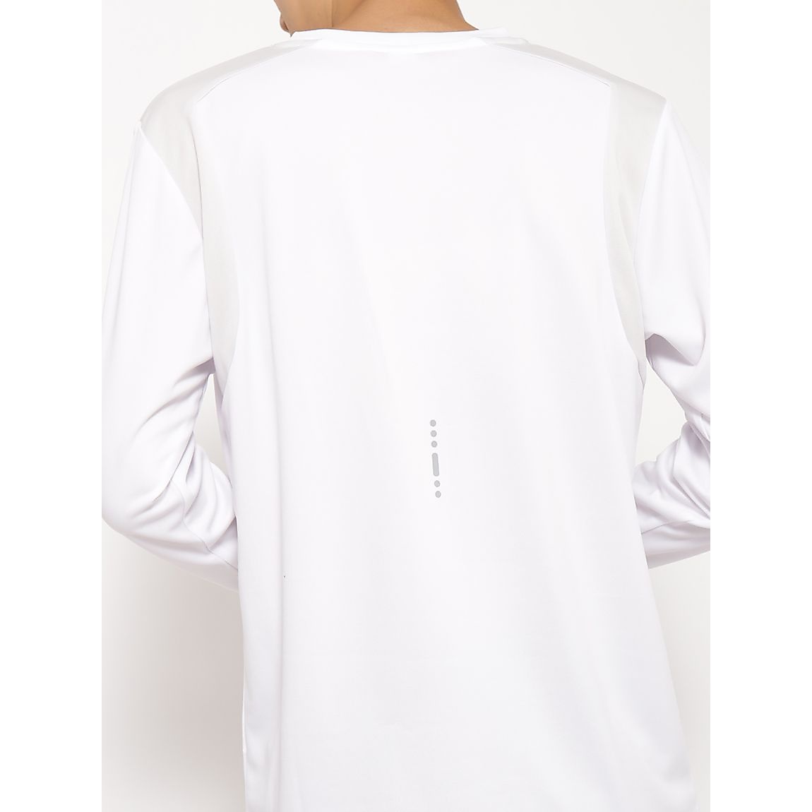 for RUN テックカノコ クルーネックロゴプリント長袖 MENS