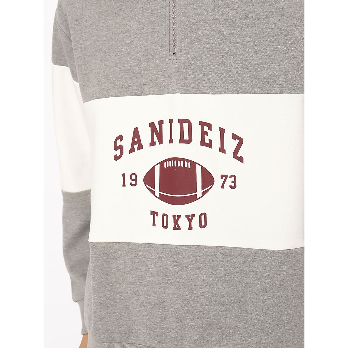 ENJOY IT RUGBY ハーフジップスウェット UNISEX